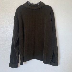 Crossroads cropped turtleneck sweater size L